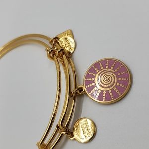 Alexa & Ani Gold Spacer & Spiral Sun  Bracelets